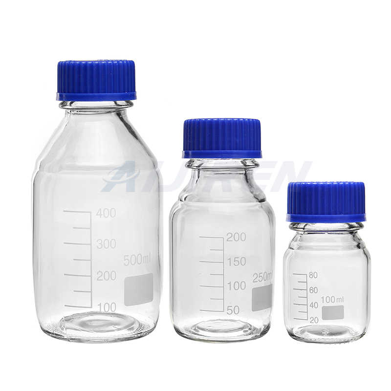 1000ml transparent color high resistance clear reagent bottle